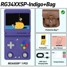 Anbernic RG34XXSP 3.4-Inch IPS Linux 64-bit Game Console H700 quad-core 1GB Retro Game Player HD-Connect To TV RG 34XXSP 3300mAH
