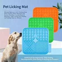 Silicone Pet Licking Mat With Strong Suction Cups Dog Slow Feeder Bowl Anti Choking Slow Food Pad For Dogs Cats Anxiety Relief