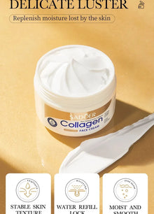 SADOER Collagen Firming Face Cream Skincare Moisturizing Hydrating Beauty Face Creams Faical Cream Beauty Face Skin Care Product