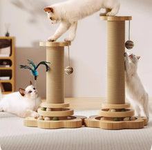 Vertical Cat Scratching Post Wear-Resistant Lint-Free Scratch-Resistant Pet Grooming Tool for Cats