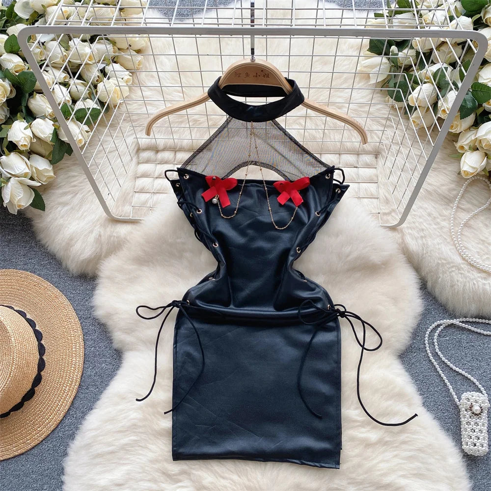 PU Leather Women Bodysuit Zipper Slim Romper Streetwear