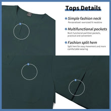 Niaahinn Medical Surgical Uniforms Doctor Costume Men Nurse Surgery Anesthetist Workwear Clinical Nursing Scrubs Tops-Pants Suit