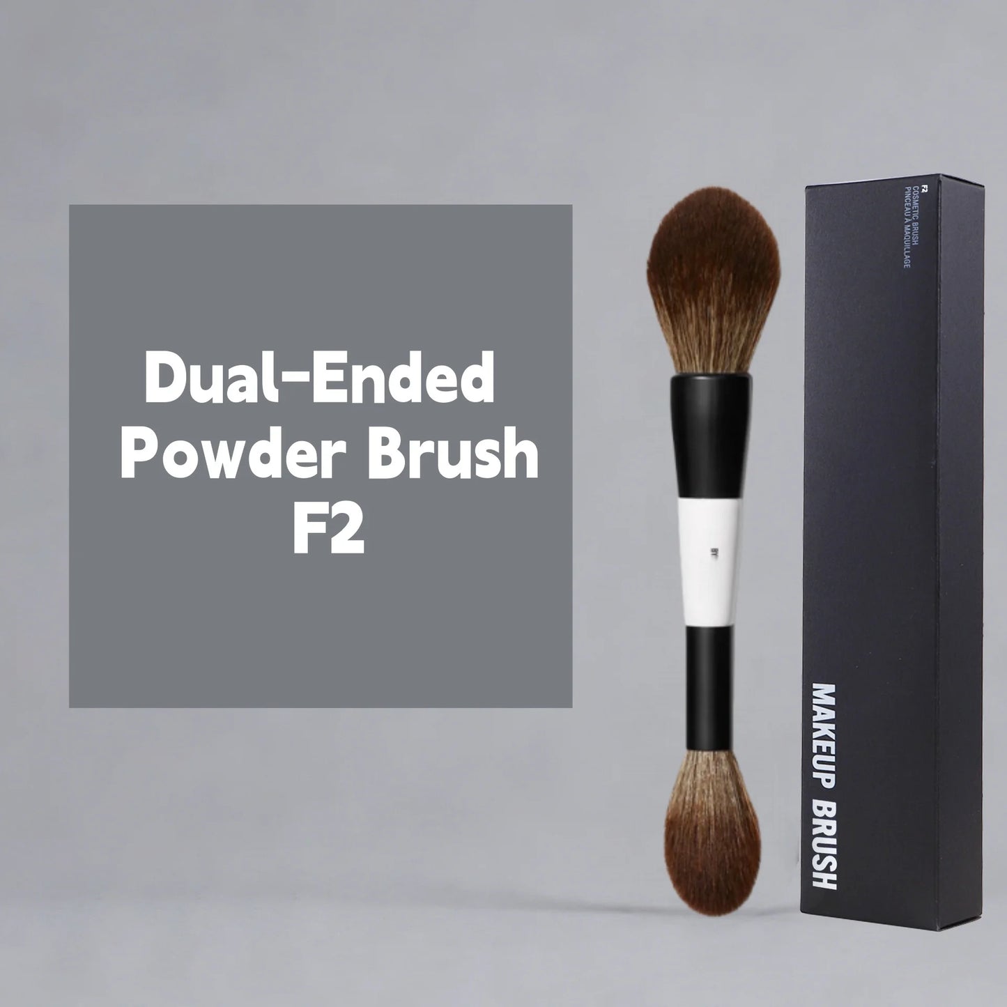 MBM Dual-Ended Foundation Face Brush F4 Powder F1 Blush Contour F2 F3 Makeup Brushes with Box Packaging