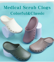Doctor Scrub Clogs Light Nurse Slippers Medical Shoes Non-slip Dentist Surgical Shoes Soft Pet Hospital Scrub Clogs X09-05