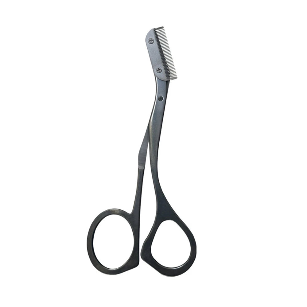 Eyebrow Trimmer Stainless Steel Makeup Tools Eyebrow Remover Machine Shaper Professional Eyebrow Trimmer Scissors with Combs