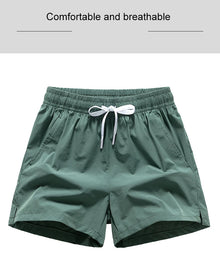 New Summer Mens Sports Sweatpants Pockets Gym Casual Shorts Basic Lightweight Pants Running Jogging Beach Shorts Men Swimwear