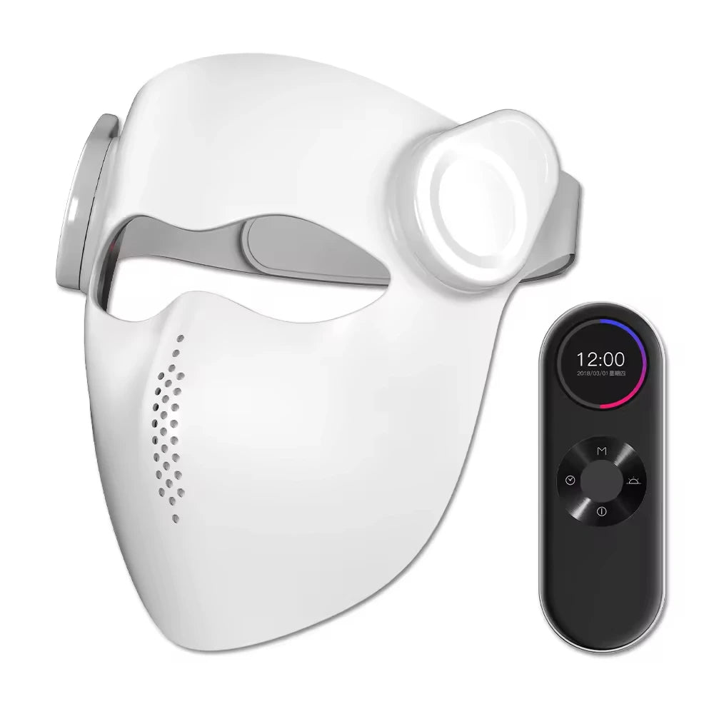 Voice Control 3D Red Light Therapy Mask | 4 Wavelength 850nm 1064nm LED Facial Mask OEM ODM