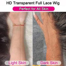 Pre Plucked HD Full Lace Wigs Brazilian Short Wavy Bob Wigs Melt Skins HD Transparent 13x6 Lace Front Wig Bleached Knots LUFFY