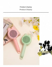 Pet Comb Cat Combing Special Rabbit Ear Comb To Floating Hair Needle Comb Pet Comb Easy Hair Removal And Massaging Brush
