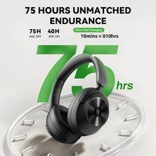 Oneodio A6 ANC Wireless Bluetooth 6.0 Headphones -48dB Hybrid Active Noise Cancelling Over Ear Headset With Mic Hi-Res LDAC APP