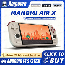 MANGMI AIR X Handheld Game Console Qualcomm Snapdragon 662 5.5'' Touchscreen Android 14 Active Cooling Fan 15W Fast Charging RGB