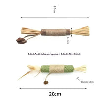NEW 1/2PCS Cat Toys Made Of Wood Knotweed Teething Sticks Insect Galls Raffia Sisal Rope Teeth Cleaning Toys Cat Teasing Sticks