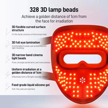 Clinical Grade Silicone LED Face & Neck Mask 660nm 850nm  Red Light Therapy  Aging Facial  Device