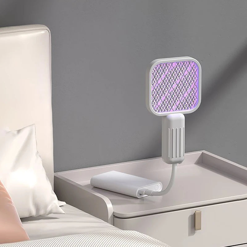 Household Usb Purple Light Mosquito Killer Lamp Electric Mosquito Swatter Trap And Kill Mosquitoes Outdoor Picnic Portable Car