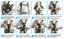 Pet Carrier Backpack for Dogs Cat Thickened Sponge Pet Front Dog Carrier Backpacks Portable Puppy Transportation Dog Bags
