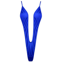 Women Sexy Lingerie Bodysuit Swimsuit Tempt Backless Deep V Bikini High Stretch Three-Point  Bikini Swimsuit Clubwear