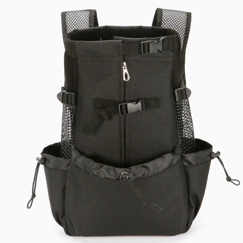 Dog Backpack Carrier Open Top Pet Travel Bag Breathable Washable Portable Outdoor Cycling Shopping Puppy Cat Backpack Pet