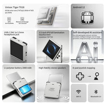 Anbernic RG Rotate Handheld Game Console 3.5" IPS Rotating Screen Android Aluminum Alloy 2000 mAh Retro Portable Games Player AI