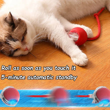 Nouveau jouet interactif pour chat, balle roulante automatique, fausse queue, jouet électrique intelligent rechargeable pour animaux de compagnie, entraînement chien chat, imitation souris