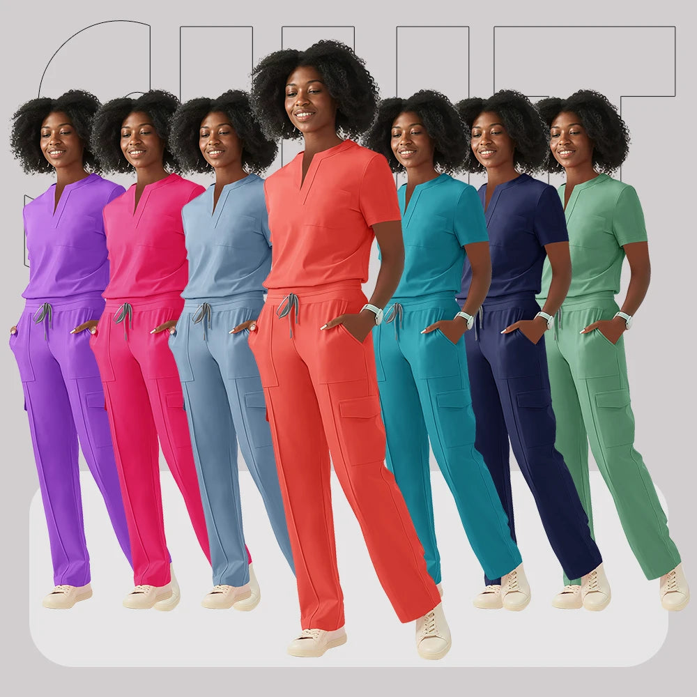 New Dentist Work Clothes Woman Soft Medical Uniform Pet Store Work Wear Surgery Workwear Medical Doctor Nurse Surgical Uniforms