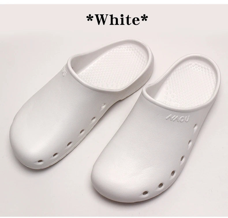 Doctor Scrub Clogs Light Nurse Slippers Medical Shoes Non-slip Dentist Surgical Shoes Soft Pet Hospital Scrub Clogs X09-05