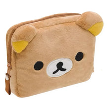 San-X Rilakkuma Plush Pouch: Soft Bear Makeup Bag & Pen Case – Cute Vanity Organizer & Kawaii Accessory