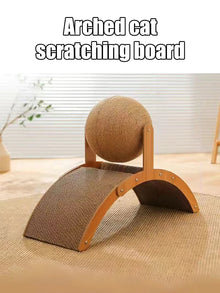 ARTLION Cat Scratching Ball, Cat Scratching Board, Cat Toy Ball, Cat Toy with Ball, Suitable for Cats and Dogs, Dog Toy