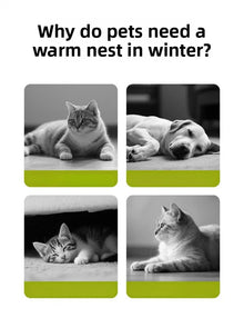 Cat Nest Four Seasons Universal Removable and Closed Cat Bed Winter Dog Nest Warm Sleeping Bag with Thick Velvet Pet Supplies