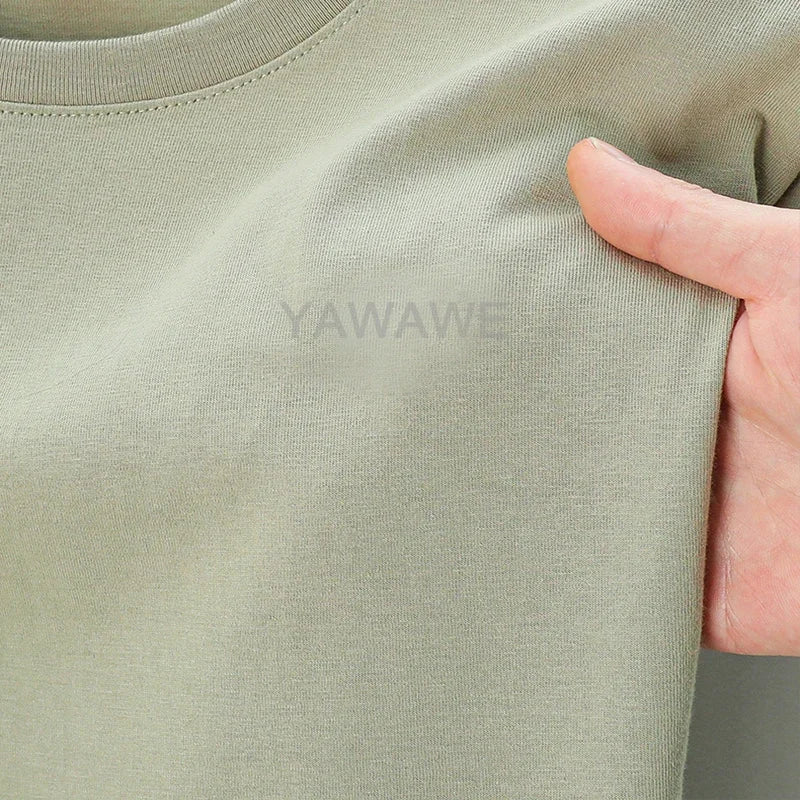 Design Your Own Oversized T-shirt for Men Custom Graphic Blank Cotton Personalized Message Tshirt Loose Fit Tops Gift Your Logo