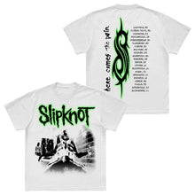Photo SLIPKNOT Gothic Style Band T-Shirt 100% Cotton Graphic Tee Men Women Summer Streetwear Top