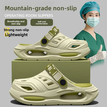 Men's Special Arch Support Hole Hole Shoes Summer Outdoor Wear Long Standing Not Tired Foot Anti-Slip Deodorant Slippers