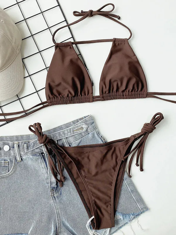 Push Up Underwire Padded Swimwear Women High Waist Bikini  Mujer Banador Badpak Dames Maio Biquinis Maillot Femme