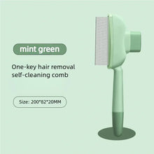 Self Cleaning Pet Grooming Brush Slicker Comb for Cats Dogs Deshedding Dematting Tool for Long Short Fur Loose Hair Remover
