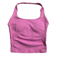 Women Backless Strappy Padded Seamless Sports Bra Gym Top