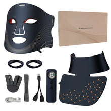 New Arrival Quad Chips 4 Color Silicon Beauty Mask 450nm 660nm 850nm LED Red Light Therapy Face Medical Home Office