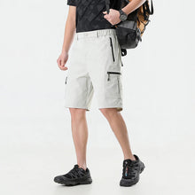 Summer Quick Dry Cargo Shorts Mens Lightweight Work Cargo Shorts Multi Pockets Waterproof Outdoor Hiking Fishing Shorts Male