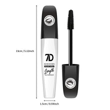 Mascara 7D waterproof et facile à démaquiller, sans bavure, allongeant et recourbant pour un regard intense.