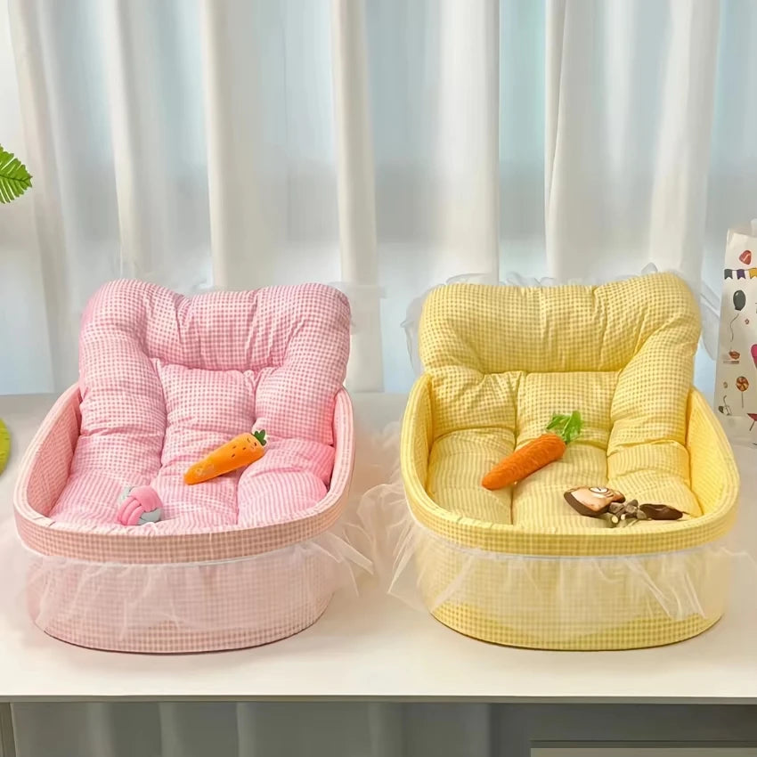 1pc Cute Princess Cat Litter All Seasons Universal Non Sticky Mat Pet Sofa Dog Bed Small And Medium Cats And Dogs Pet Supplies