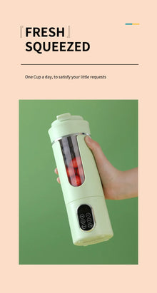 HOMEFISH Portable Rechargeable Compact Juice Cup Multi-functional Blender for Students - On-the-Go Fresh Juice Maker