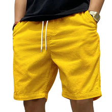 Men's Heavy Corduroy Cargo Shorts, Retro Trendy Design, Casual Street Style, Summer Wholesale
