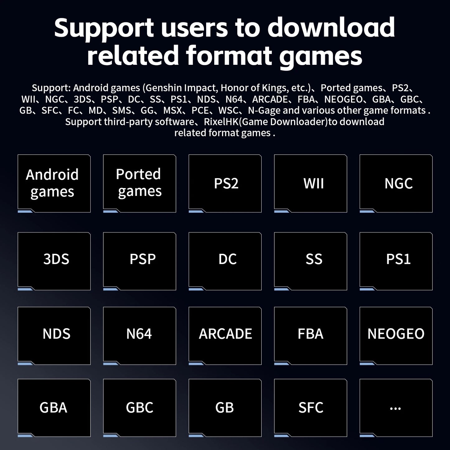 Anbernic RG VITA / RG VITA Pro Handheld Game Console Android 5000mAh Retro Video Games Player Suppor WIFI Bluetooth AI Streaming