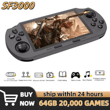 SF3000 Retro Handheld Console Linux 4.5 Inch 3000mAh IPS
