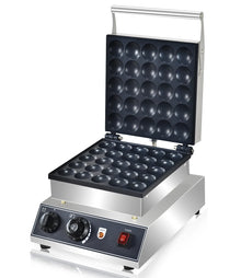HPH2O Electric 25Pcs Mini Pancake maker Dutch Pancakes Machine1750W Non-stick Coating Baking Dessert Equipment  mini hotcakes