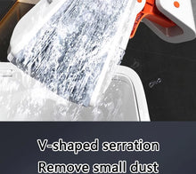 Squeezed Self Draining Rubber Cotton Mop Hand Free Magic Self-Cleaning Flat Mop Reusable Sponge Household Floor Cleaning Tool