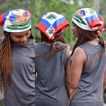 Haiti Flag Bandana 100% Cotton Women Running Dancing Headband Caribbean Countries Flag Scarf Men Hip Hop Headwrap Labor Day Gift