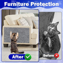 60x200cm Self-adhesive Cat Scratcher Sofa Protector Cats Scratcher Pad Board Protection Trimmable Carpet DIY Cat Scratch Mat