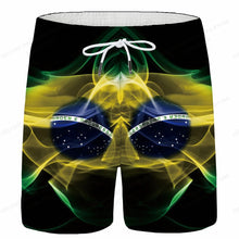 Brazil Flag Board Shorts Men Fashion Swimwear Shorts Trunk Sportwear Pants Men's Brief Swimsuit Kids Beach Short Brasil Flag