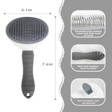 Stainless Steel Pet Hair Remover Brush for Dogs Cats Professional Deshedding Grooming Tool Home Pet Supplies Cat Dog Accessories