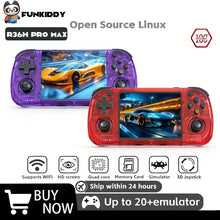 FUNKIDDY Game Console R36H PRO MAX Games Console ARKOS2.0 Handheld Game Console 4.2" 15000+ Games Gaming Player with WiFi