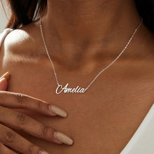 Custom Handwritten Name Necklace, Personalized Stainless Steel Name Necklace, Jewelry for Men and Women, Custom Jewelry Gift